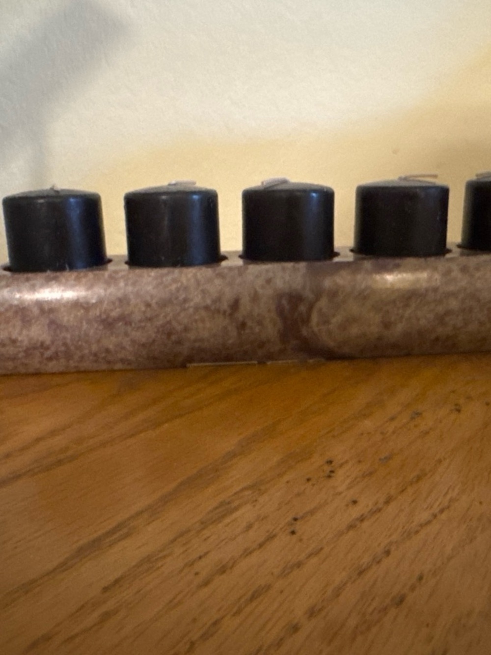 Hand Carved Artisan Soapstone Tea Light Holder - Unbranded Rustic Candle Tray